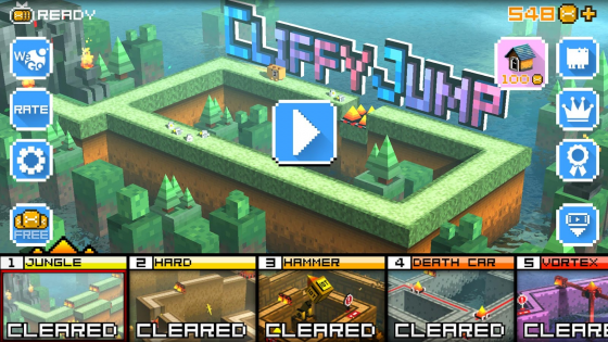 Cliffy Jump 1.3.7. Скриншот 1