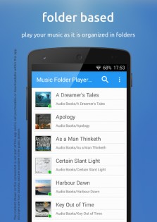 Music Folder Player Free 3.1.33. Скриншот 1