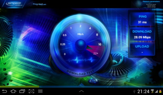 Internet Speed Test 4.2.2.0. Скриншот 4