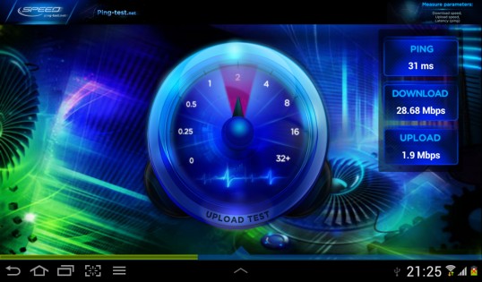 Internet Speed Test 4.3.6.0. Скриншот 5