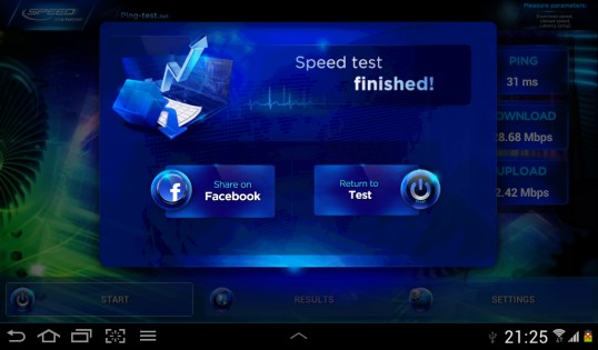 Internet Speed Test 4.2.6.0. Скриншот 6