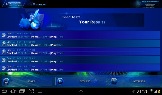 Internet Speed Test 4.2.2.0. Скриншот 7