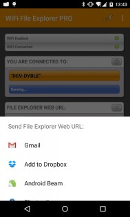 WiFi File Explorer 1.13.3. Скриншот 5