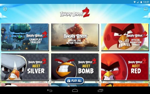 ToonsTV: Angry Birds video app 2.5.1. Скриншот 2