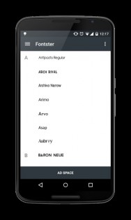 Fontster 3.4. Скриншот 1