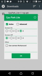 CpuPark 1.1. Скриншот 1