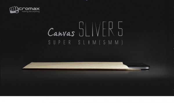 В России начинаются продажи тончайшего смартфона Micromax Canvas Sliver 5