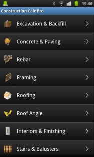 Construction Calc Pro 6.98. Скриншот 1
