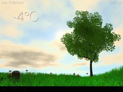 Nature Live Weather 3D FREE 1.1.9. Скриншот 2