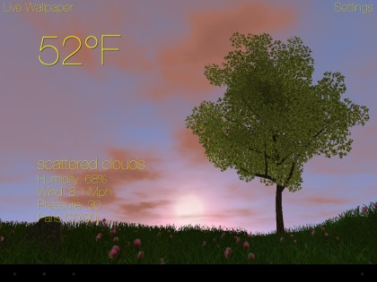 Nature Live Weather 3D FREE 1.1.9. Скриншот 5