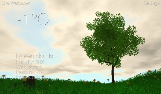 Nature Live Weather 3D FREE 1.1.9. Скриншот 6
