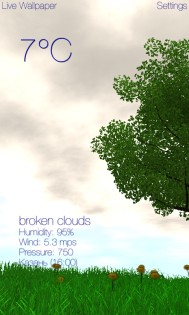 Nature Live Weather 3D FREE 1.1.9. Скриншот 7