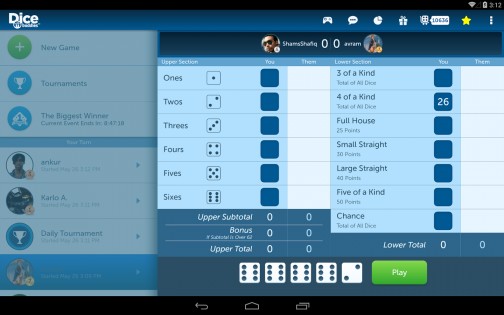 Dice with Buddies 8.39.1. Скриншот 14