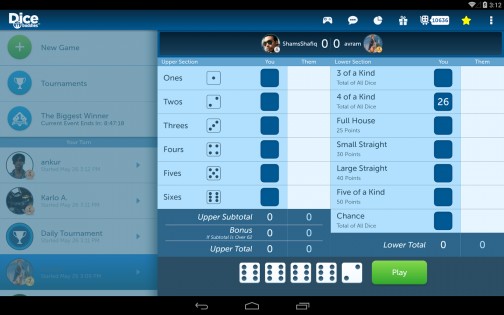 Dice with Buddies 8.43.0. Скриншот 14