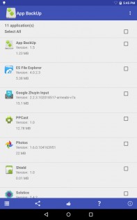 App BackUp Lite 2.0. Скриншот 8