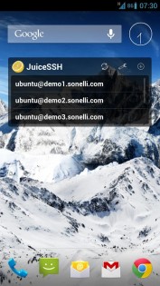 JuiceSSH 3.2.2. Скриншот 7