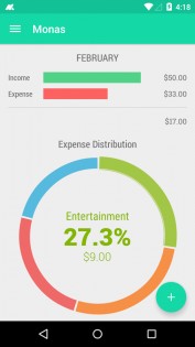 Monas - менеджер расходов 2.4.3. Скриншот 4