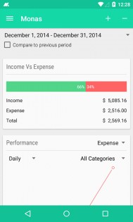 Monas - менеджер расходов 2.4.3. Скриншот 7