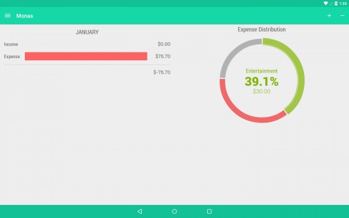 Monas - менеджер расходов 2.4.3. Скриншот 9