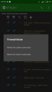AFWall+ (Android Firewall +) 3.6.0. Скриншот 2