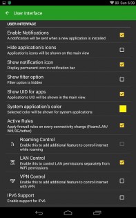 AFWall+ (Android Firewall +) 3.6.1. Скриншот 10