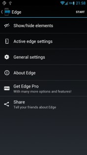 Edge Launcher 2.2.7.free. Скриншот 2