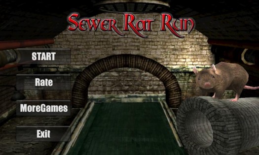 Sewer Rat Run! 3D 2.4. Скриншот 1