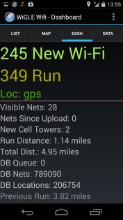 WiGLE исследование WiFi сетей 2.90. Скриншот 5