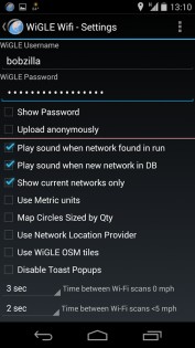 WiGLE исследование WiFi сетей 2.84. Скриншот 6