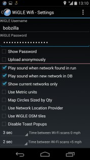 WiGLE исследование WiFi сетей 2.90. Скриншот 6