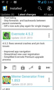 Changelog Droid 3.7.4. Скриншот 4