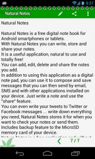 Natural Notes 4.0. Скриншот 3