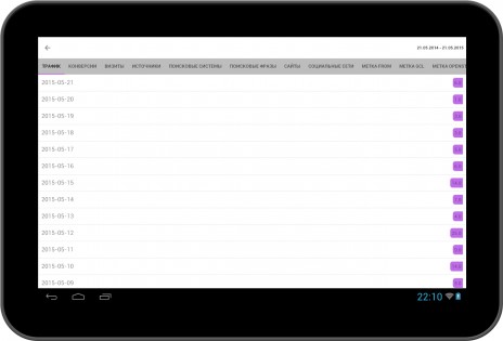 Android Metrix 3.8. Скриншот 4