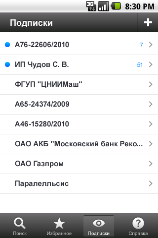 Картотека арбитражных дел для iphone куда делась