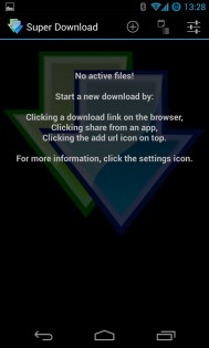 Super Download Lite 1.5. Скриншот 1