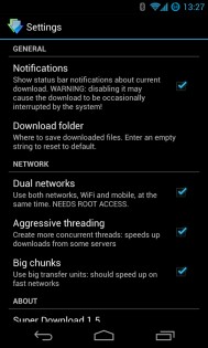 Super Download Lite 1.5. Скриншот 3