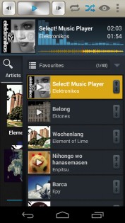 Select! Music Player 1.3.5. Скриншот 1