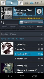 Select! Music Player 1.3.5. Скриншот 2