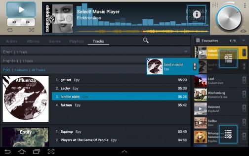 Select! Music Player 1.3.5. Скриншот 5