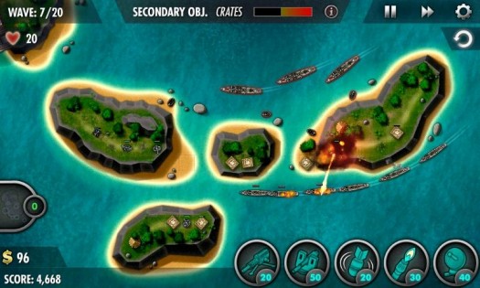 iBomber Defense Pacific 1.1.0. Скриншот 2