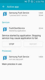 Samsung Push Service 3.4.22.0. Скриншот 1