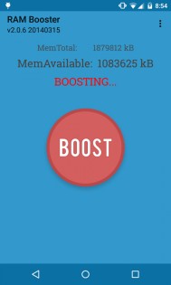 RAM Booster 3.10.7. Скриншот 2