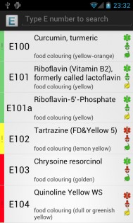 E numbers 1.4.1. Скриншот 1