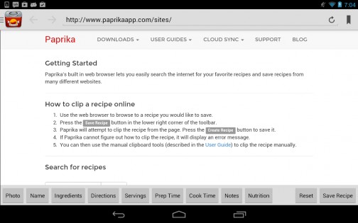 Paprika Recipe Manager 1.4.2. Скриншот 13