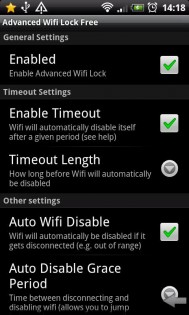 Advanced Wifi Lock 1.3.8. Скриншот 1