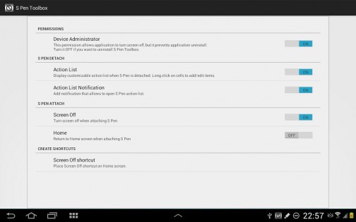 S Pen Toolbox 4.4. Скриншот 2