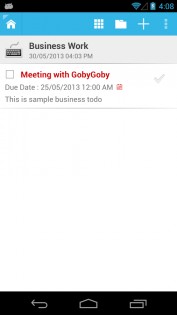 Goby Task Todo List 1.23. Скриншот 5