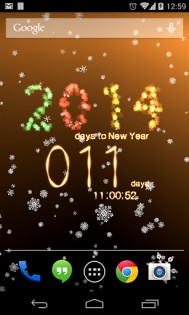 New Year countdown lite LWP 8.2.1. Скриншот 2