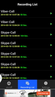Call Recorder Skype & Viber 12.8. Скриншот 5