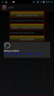 JaDX - Android decompiler 1.2. Скриншот 2